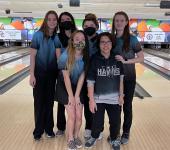 Harlan girls bowling team