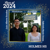 Holmes HS Valedictorian and Salutatorian 